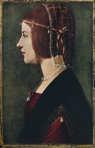 Portret młodej dziewczyny, c1490, 1936 autorstwa Ambrogio de Predis