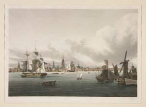 Widok na Filadelfię autorstwa Ambroise Louis Garneray