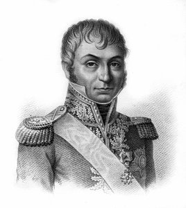 Jean Baptiste Jourdan (1762-1833), hrabia, marszałek Francji - w portretach generałów francuskich po zwycięstwach i podbojach Francuzów. Grawerowane przez Ambroise Tardieu w 1818 roku. Kolekcja Stella. autorstwa Ambroise Tardieu
