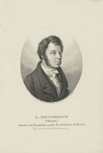 Portret Eilharda Mitscherlicha 1794-1863 , c. 1830-1840. autorstwa Ambroise Tardieu