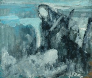 Szkic do „Naprawiania sieci”, ok. 1911?12 autorstwa Ambrose McEvoy