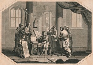 Podział Anglii na Hrabstwa, Setki i Tythings przez Alfreda Wielkiego, 1808 autorstwa Ambrose William Warren