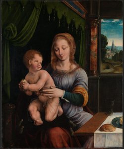 Madonna z Dzieciątkiem autorstwa Ambrosius (attr. to) Benson
