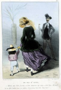 Podstęp wojenny - w „Madelinach” Chama, v.1870-1880 autorstwa Amédée de Noé