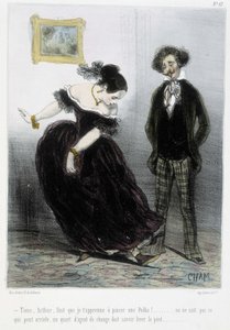 Karykatura - w „Madelinach” Chama, v.1870-1880 autorstwa Amédée de Noé