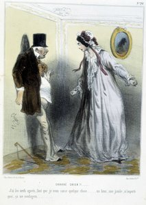 Crrré chien! - w „” Madeleines ”” Cham, v.1870-1880 autorstwa Amédée de Noé
