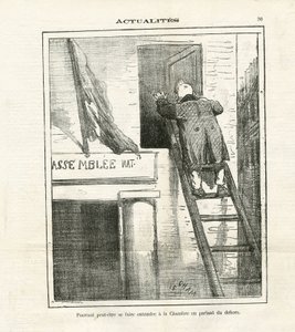 Ilustracja Chama (1819-1879) w Le Charivari autorstwa Amédée de Noé