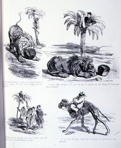 ilustracja do Sztuki tuczu i odchudzania autorstwa Amédée de Noé