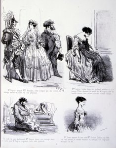ilustracja do Sztuki tuczu i odchudzania autorstwa Amédée de Noé