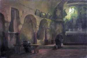 Pielgrzymka św. Arnoult autorstwa Amedee Buffet