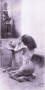 Egipcjanka na jej nabożeństwach, 1925 autorstwa Amedee Forestier