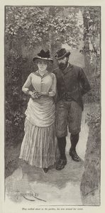 Ślepa miłość, Wilkie Collins autorstwa Amedee Forestier