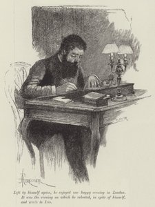 Ślepa miłość — Wilkie Collins autorstwa Amedee Forestier