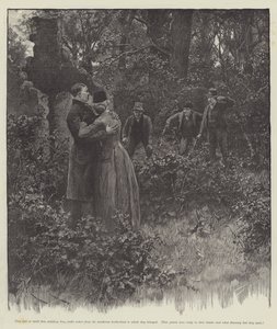 Ślepa miłość — Wilkie Collins autorstwa Amedee Forestier