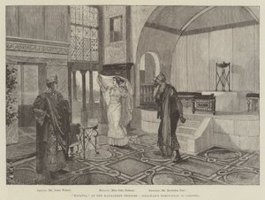 Hypatia, w teatrze Haymarket, Kuszenie Orestesa Issachara