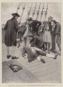 Ilustracja do Szczęścia Susan Bell — Sir Walter Besant autorstwa Amedee Forestier