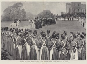 Przyjęcie Królewskich Pielęgniarek Instytutu Jubileuszowego przez Jej Królewską Mość Królową w Windsor