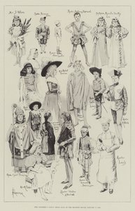 Bal przebierańców dziecięcych w dworku, 7 stycznia 1896 r.