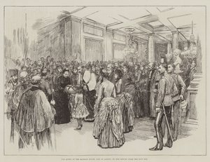 Królowa w Mansion House, City of London, w drodze powrotnej z East End