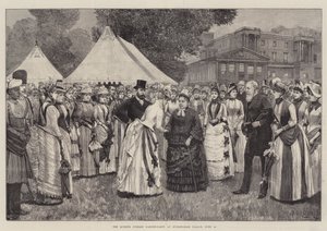 Jubileuszowe przyjęcie królowej w Pałacu Buckingham, 29 czerwca