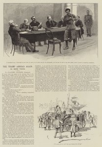 Znowu włóczęga za granicą, Mark Twain autorstwa Amedee Forestier