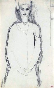 Anna Ekmatowa, autorstwa Amedeo Modigliani