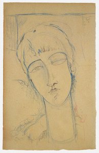 Anna Achmatowa Portret czerwonej kobiety, 1915 autorstwa Amedeo Modigliani