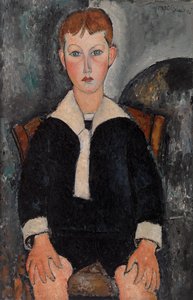 Chłopiec w marynarskim kostiumie autorstwa Amedeo Modigliani