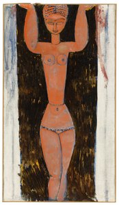 Kariatyd, 1913 autorstwa Amedeo Modigliani