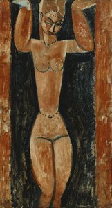 Kariatyda; Kariatyd, ok. 1911-1913 autorstwa Amedeo Modigliani