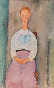 Dziewczyna z bluzką w kropki autorstwa Amedeo Modigliani