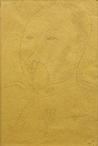 Guillaume Apollinaire jako żołnierz; Guillaume Apollinaire jako żołnierz, autorstwa Amedeo Modigliani
