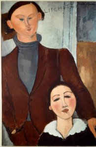 Jacques Lipchitz i jego żona autorstwa Amedeo Modigliani