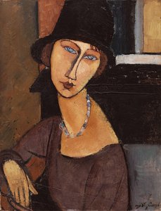 Jeanne Hebuterne w kapeluszu, 1917