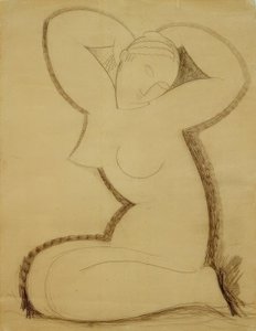 plan pracy autorstwa Amedeo Modigliani