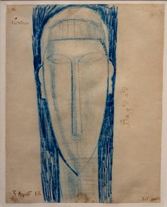 Głowa autorstwa Amedeo Modigliani