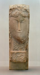 Głowa kobiety autorstwa Amedeo Modigliani
