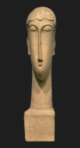 Głowa kobiety autorstwa Amedeo Modigliani