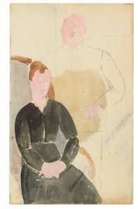 Gospodarstwo domowe, 1915 autorstwa Amedeo Modigliani