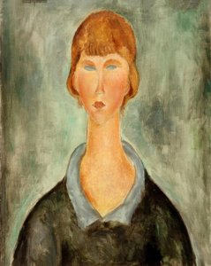 Portret młodej kobiety autorstwa Amedeo Modigliani
