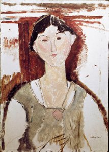 Portret Beatrice Hastings. Obraz Amedeo Modigliani autorstwa Amedeo Modigliani