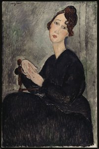 Portret Dèdie, 1918 autorstwa Amedeo Modigliani