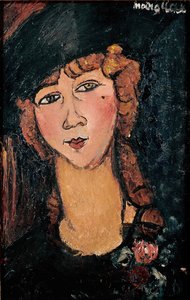 Portret Lolotte Malowanie autorstwa Amedeo Modigliani (1884-1920) 1917 Nd. 0,35x0,55 m Paryż, musee National d