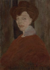 Portret kobiety, 1907 autorstwa Amedeo Modigliani