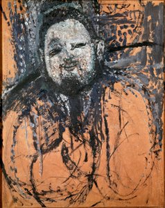 Portret meksykańskiego malarza Diego Rivery (1886-1956). Obraz Amedeo Modiglianiego (1884-1920). 1914-1 Brazylia Sao Paulo. Muzeum Sztuki w São Paulo. autorstwa Amedeo Modigliani