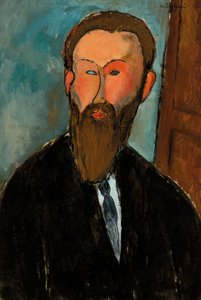Portret fotografa Dilewskiego, 1916 autorstwa Amedeo Modigliani