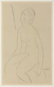 Akt siedzący autorstwa Amedeo Modigliani