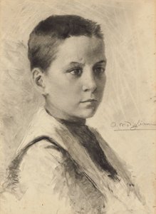 Autoportret, 1899 autorstwa Amedeo Modigliani