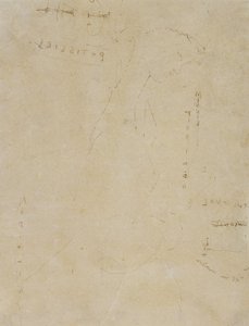 Szkic Minnie Pinniken w cukierni (pióro i atrament na papierze tkanym) autorstwa Amedeo Modigliani
