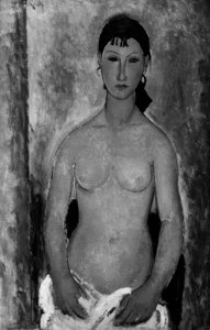Stojący nago - Elvira autorstwa Amedeo Modigliani